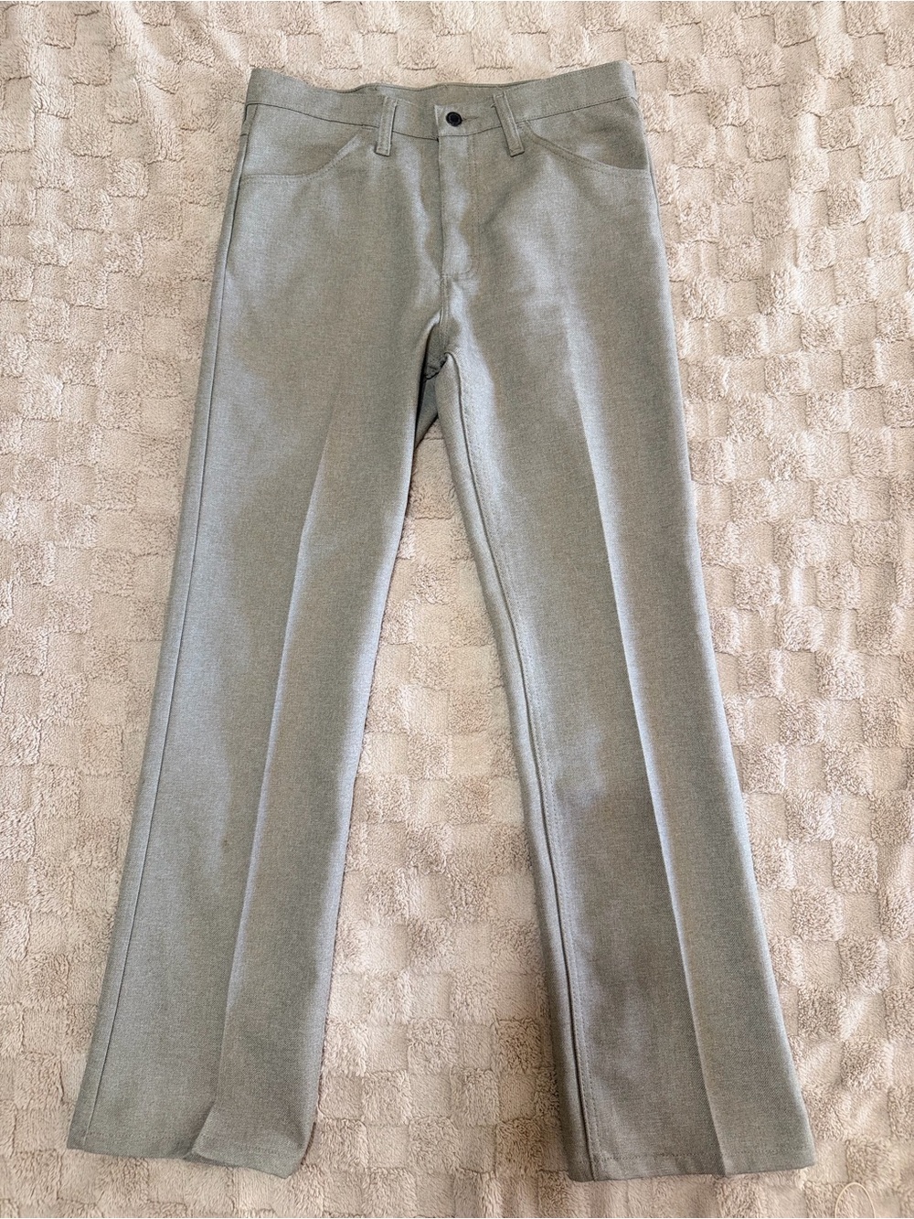 Wrangler Wrancher Men’s 33x32 Tan Dress Pants Western Cowboy 82HT